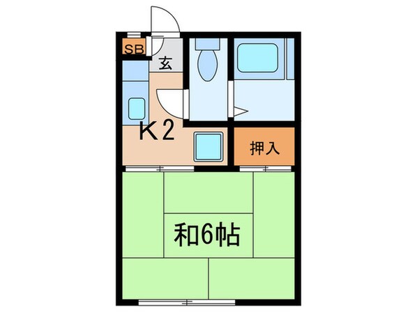 フォ－ブル自由ヶ丘の物件間取画像